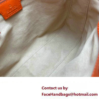 Gucci leather Diana small shoulder bag 746251 Orange 2023
