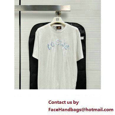LOEWE bubble T-shirt in cotton WHITE 2023