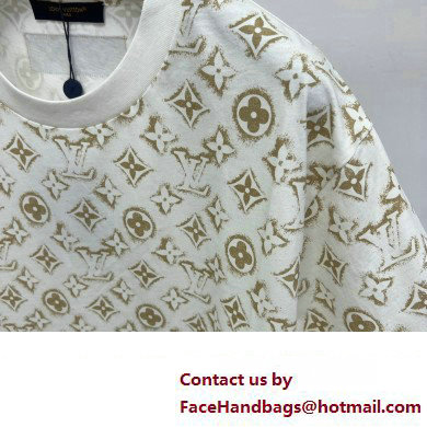 LOUIS VUITTON Monogram Cotton T-Shirt 1ABJEA 2023