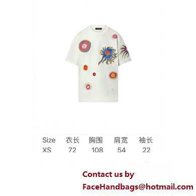 LV x YK Embroidered Faces T-Shirt 1AB6OX 2023