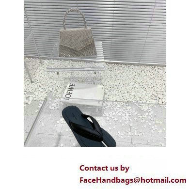 Maison Margiela Tabi Flip-Flops Rubber Thong Sandals Black 2023 - Click Image to Close