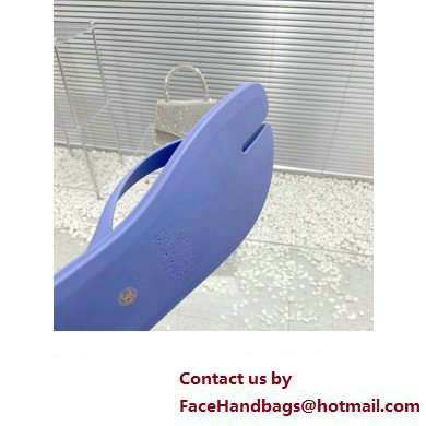 Maison Margiela Tabi Flip-Flops Rubber Thong Sandals Blue 2023