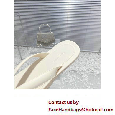 Maison Margiela Tabi Flip-Flops Rubber Thong Sandals White 2023 - Click Image to Close