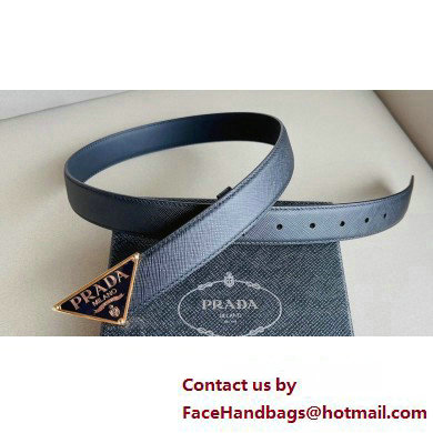 Prada Width 3cm Saffiano leather belt 01 2023
