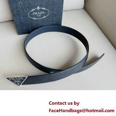 Prada Width 3cm Saffiano leather belt 04 2023