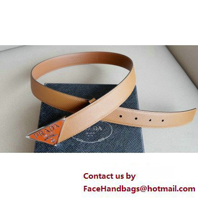 Prada Width 3cm Saffiano leather belt 06 2023