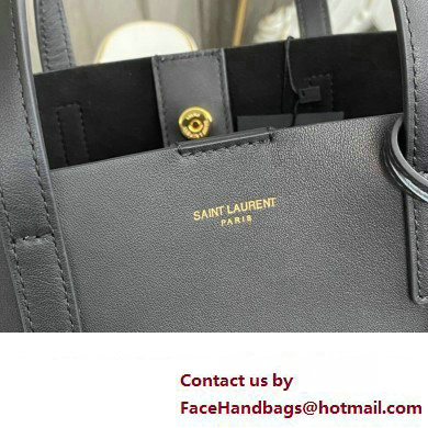 Saint Laurent Shopping toy bag in supple leather 600307 Black