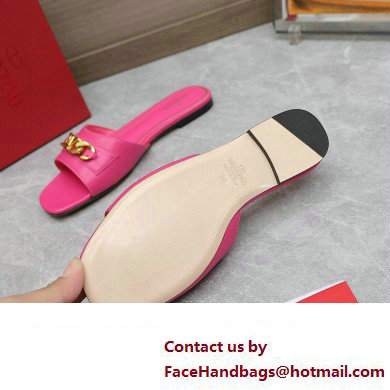 Valentino VLogo Chain Slides in calfskin leather 09 2023