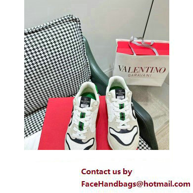 Valentino Vlogo Pace low-top Women/Men sneakers in split leather, fabric and calfskin 02 2023