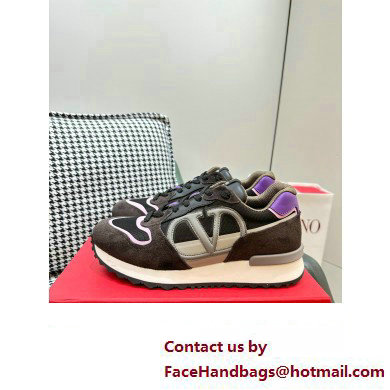 Valentino Vlogo Pace low-top Women/Men sneakers in split leather, fabric and calfskin 04 2023