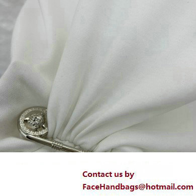 Versace pin cotton T-Shirt white 2023