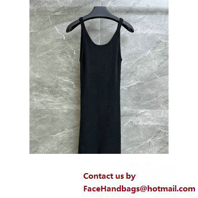 prada Silk dress black 2023