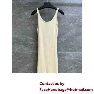 prada Silk dress ivory 2023