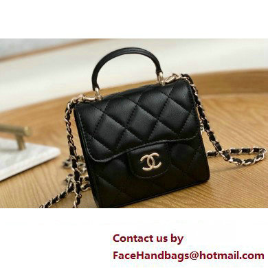 Chanel Mini Clutch with Chain Bag AP2682 81191 Black Chanel Mini Clutch with Chain Bag AP2682 81191 Black