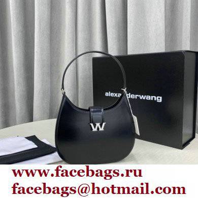Alexander Wang W Legacy Large Hobo Bag In Leather Black 2022 - Click Image to Close