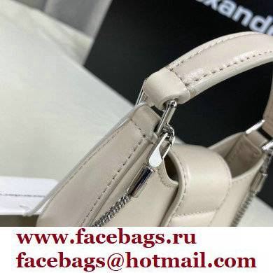 Alexander Wang W Legacy Micro Hobo Bag In Leather Creamy 2022 - Click Image to Close