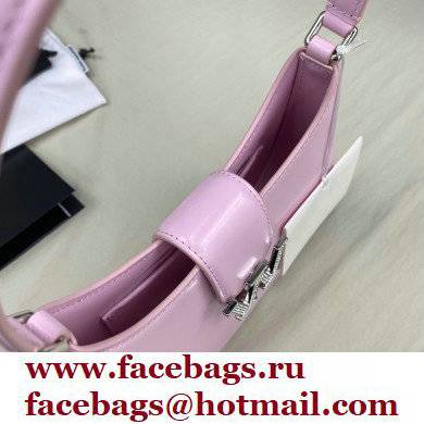 Alexander Wang W Legacy Small Hobo Bag In Leather Pink 2022 - Click Image to Close