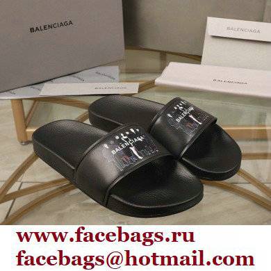 Balenciaga Piscine Pool Slides Sandals 20 2022 - Click Image to Close
