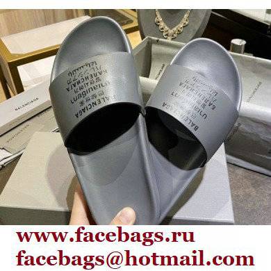 Balenciaga Piscine Pool Slides Sandals 54 2022 - Click Image to Close