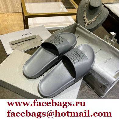 Balenciaga Piscine Pool Slides Sandals 54 2022