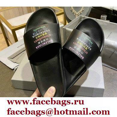 Balenciaga Piscine Pool Slides Sandals 55 2022 - Click Image to Close