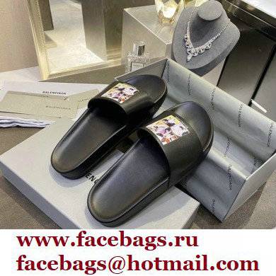 Balenciaga Piscine Pool Slides Sandals 65 2022 - Click Image to Close