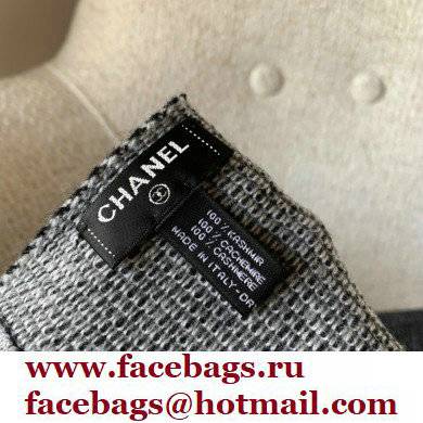 CHANEL LOGO Embroidery CASHMERE BLACK 2022