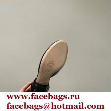 Chanel Heel 3cm Open Shoes G38571 Patent Black 2022