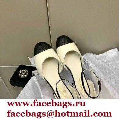 Chanel Lambskin Open Shoes G38959 White 2022