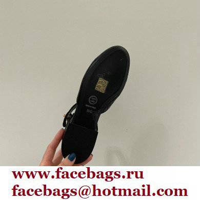 Chanel Patent Quilting Open Shoes Black 2022 - Click Image to Close