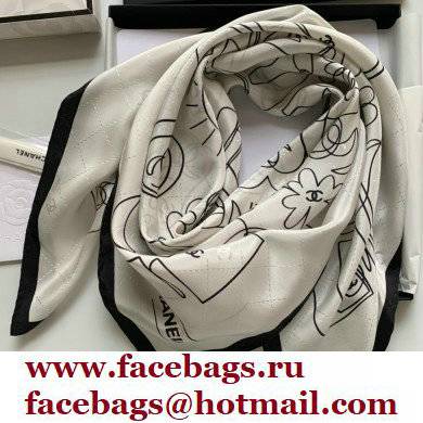Chanel Scarf 90x90cm 01 2022 - Click Image to Close