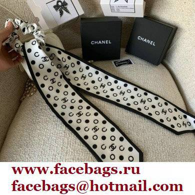 Chanel Silk Twill Slim Bandeau Scarf 9x100cm 03 2022 - Click Image to Close