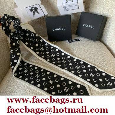 Chanel Silk Twill Slim Bandeau Scarf 9x100cm 04 2022 - Click Image to Close