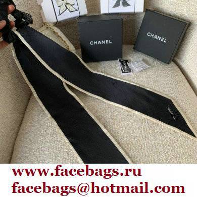 Chanel Silk Twill Slim Bandeau Scarf 9x100cm 05 2022
