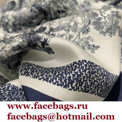 DIOR Toile de Jouy Sauvage Square Scarf navy 2022