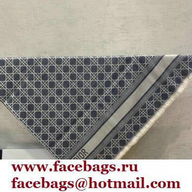 Dior Cashmere and Linen D-Cannage Shawl gray 2022