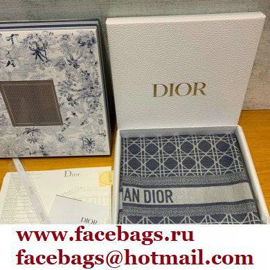 Dior Cashmere and Linen D-Cannage Shawl gray 2022
