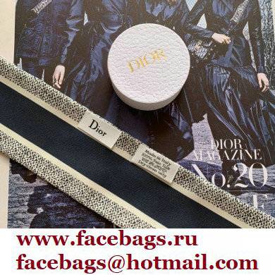 Dior Ivory and black Silk Twill Toile de Jouy Sauvage Mitzah Scarf 2022