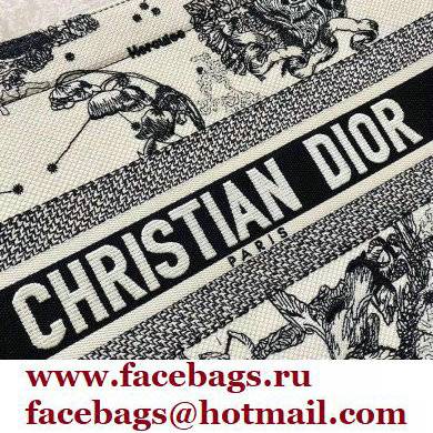 Dior Zodiac Embroidery Medium Dior Book Tote bag 2022 - Click Image to Close