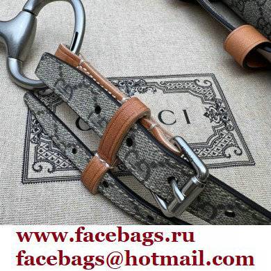 Gucci Bamboo 1947 mini belt bag 681137 GG Canvas Brown 2022 - Click Image to Close