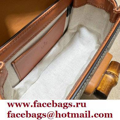 Gucci Bamboo 1947 mini belt bag 681137 GG Canvas Brown 2022