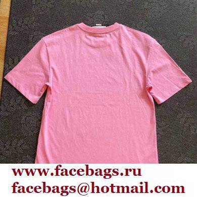 Gucci Cotton jersey 'Gucci Firenze 1921' T-shirt pink 2022