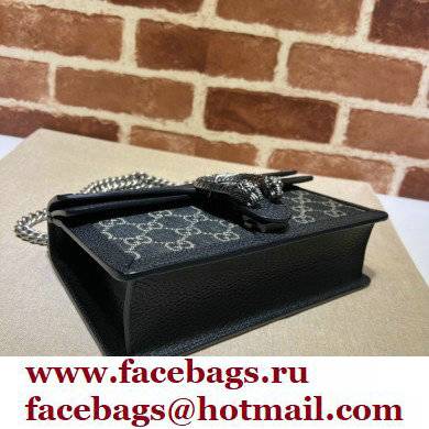 Gucci Dionysus Small GG Shoulder Bag 499623 GG Denim Black 2022