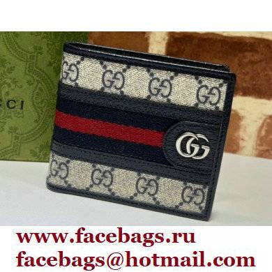 Gucci Ophidia GG wallet 597606 Blue 2022 - Click Image to Close