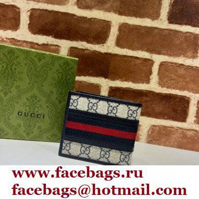 Gucci Ophidia GG wallet 597606 Blue 2022