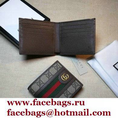 Gucci Ophidia GG wallet 597606 Brown 2022