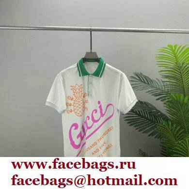 Gucci Pineapple polo shirt white 2022