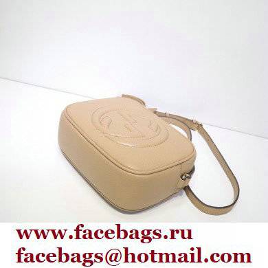 Gucci Soho Small Leather Disco Bag 308364 Beige