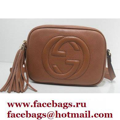 Gucci Soho Small Leather Disco Bag 308364 Brown