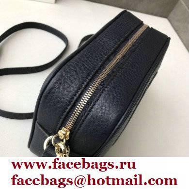 Gucci Soho Small Leather Disco Bag 308364 Dark Blue